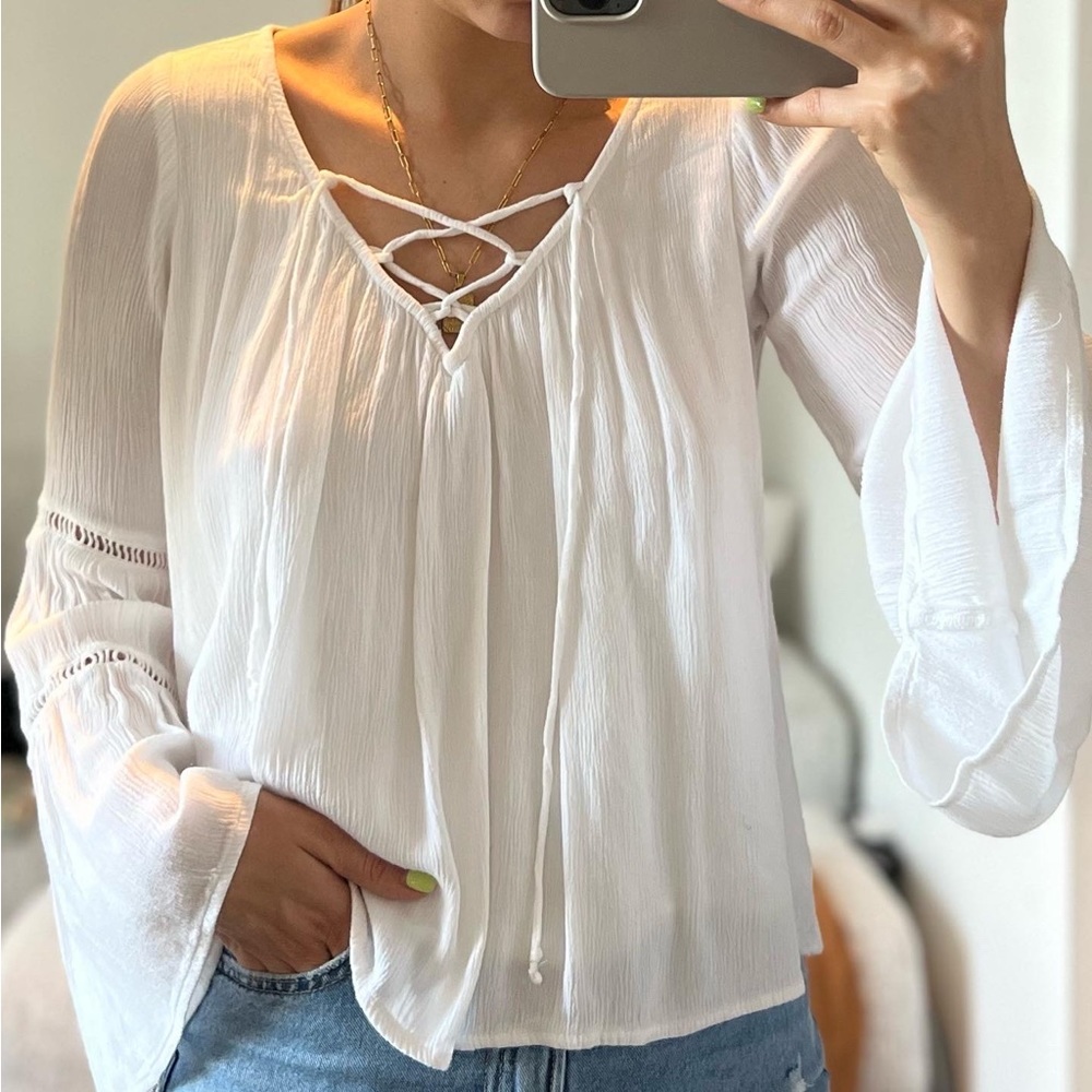 white blouse